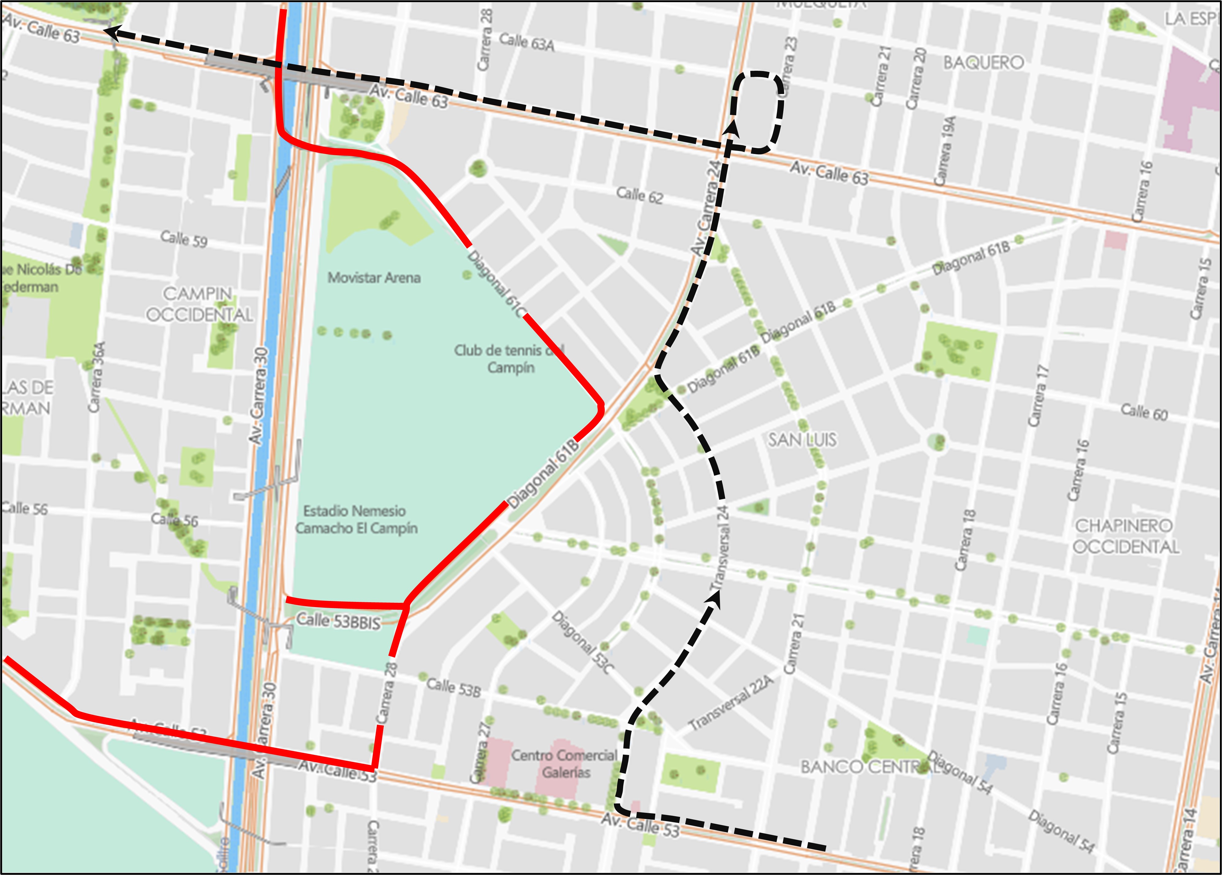 Cierres viales y desvíos por la Vchallenges 42K Maratón Bogotá 