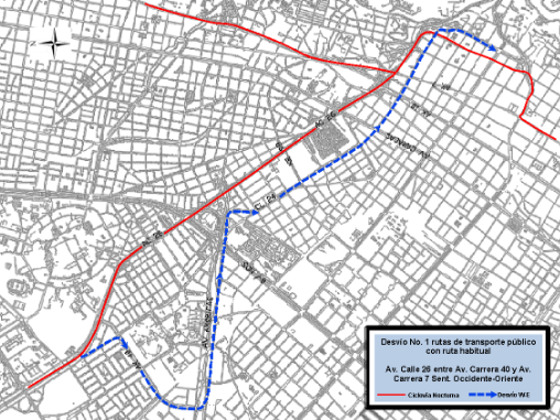 Cierres y desvíos por la carrera Run Tour Avianca en Bogotá 2025