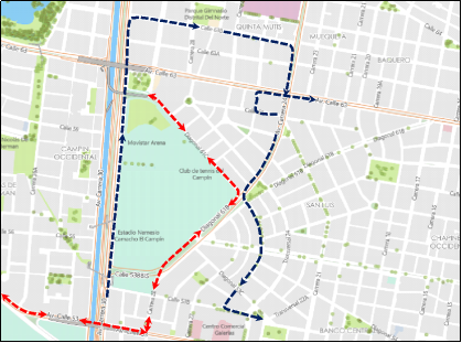 Cierres y desvíos viales por la Carrera de las Rosas 2026 Bogotá 