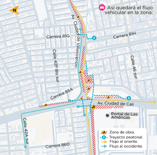 Instalación de la cubierta metálica de la estación 3 del Metro Bogotá
