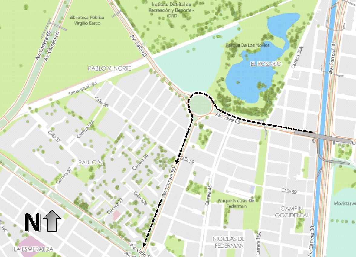 Cierres y desvíos viales por la carrera Bimbo Global Race Bogotá 2026 