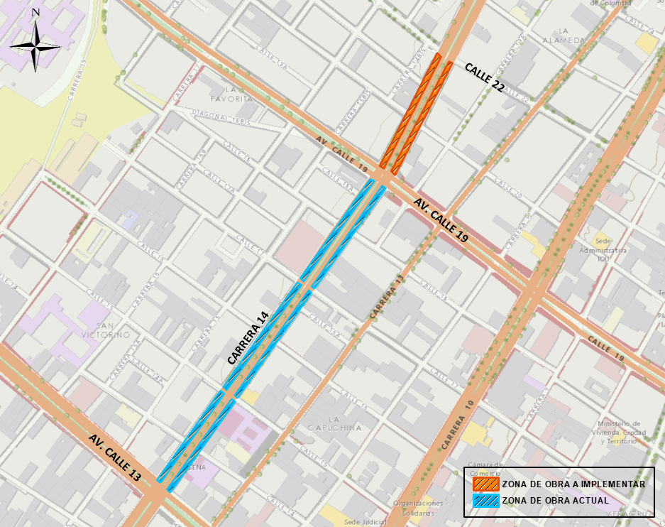 Mapa 1. Zona de obra