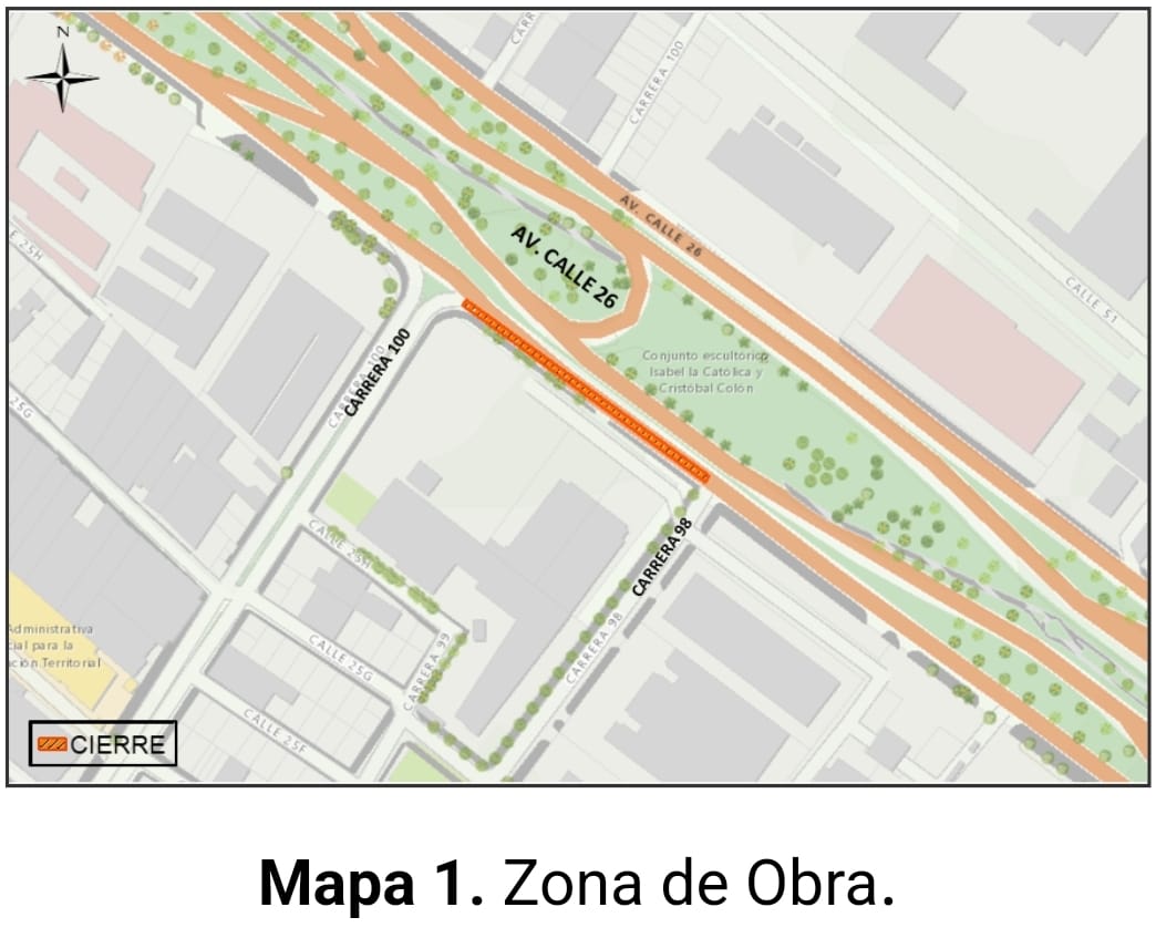 Mapa 1 - Pieza: Secretaría de Movilidad