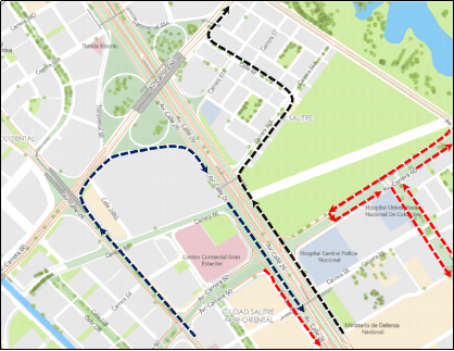 Revisa los cierres y desvíos por la Carrera del Bienestar Farmatodo en Bogotá