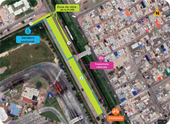 Planes de Manejo de Tránsito para tramos con obras de Línea 1 Metro