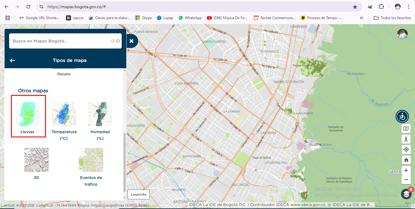 Mapas Bogotá