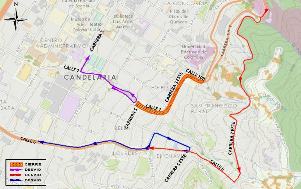 Cierres y desvíos por la celebración de Reyes Magos 2026 en Bogotá