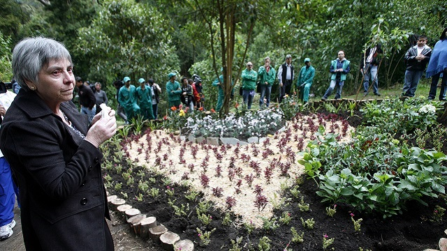 Lugar del feminicidio de Rosa Elvira Cely en el Parque Nacional.