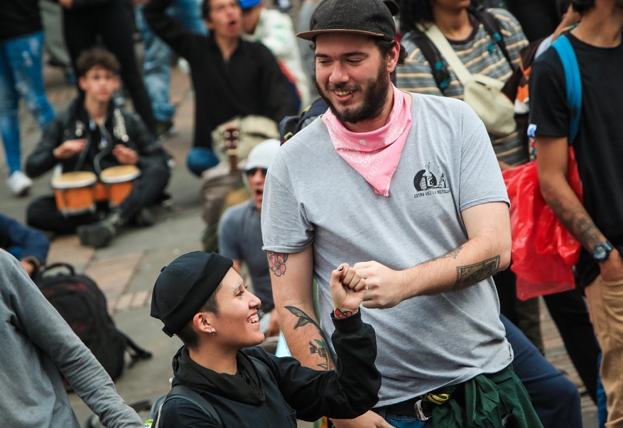 ONU destaca nuevo protocolo de movilización social en Bogotá 