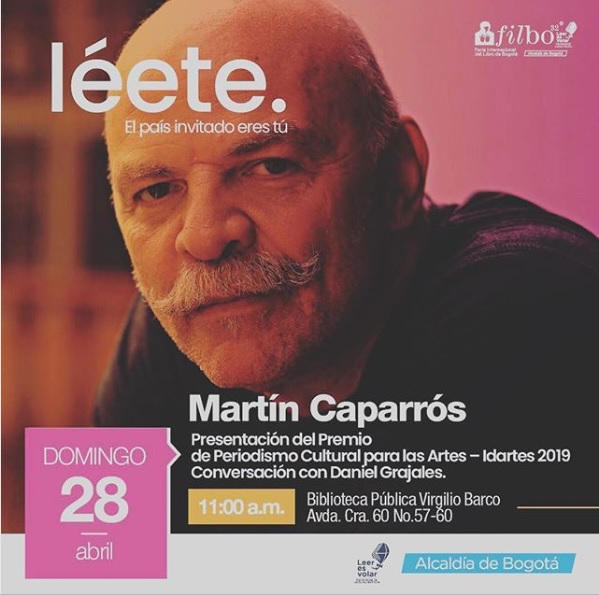 Martín Caparrós - Feria Internacional del Libro de Bogotá