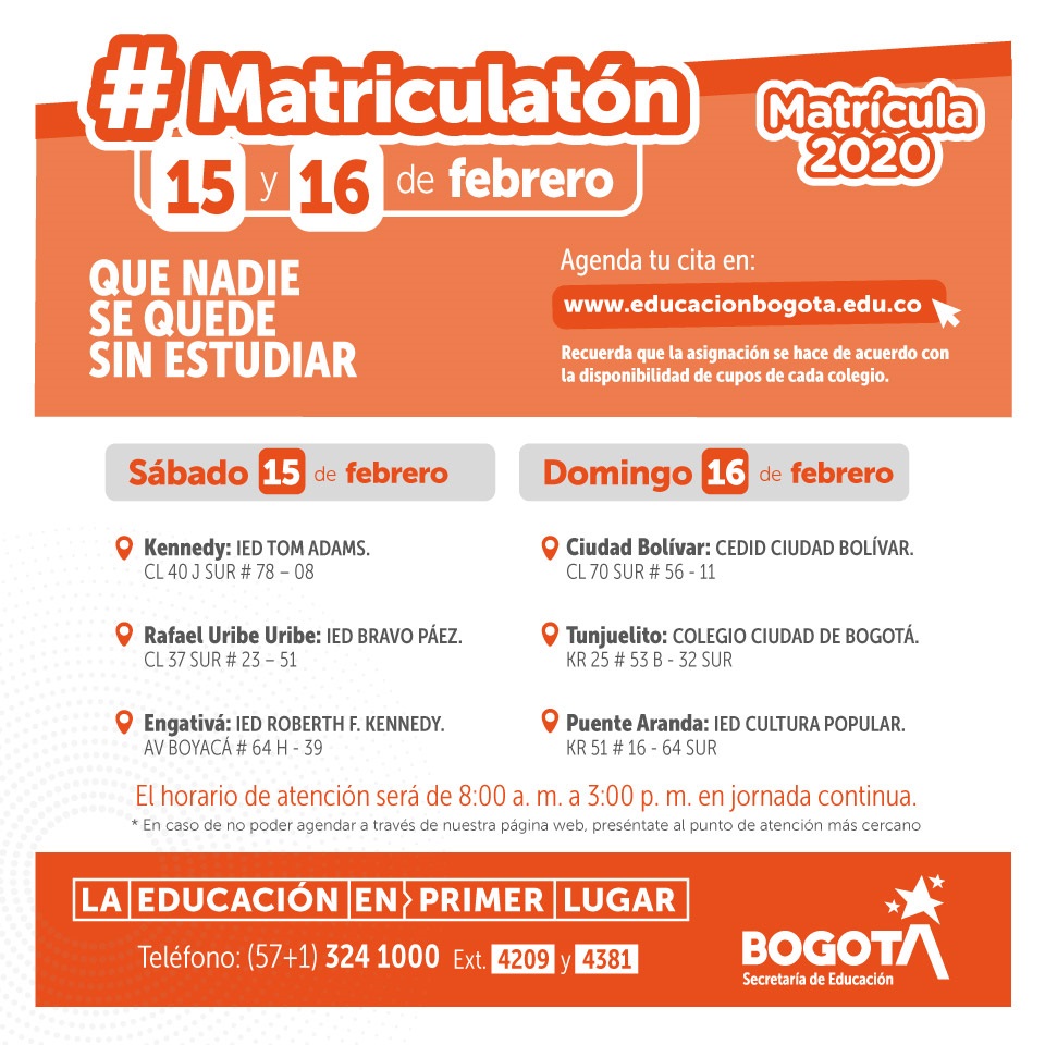 Conoce los puntos de atención de esta ‘Matriculatón’