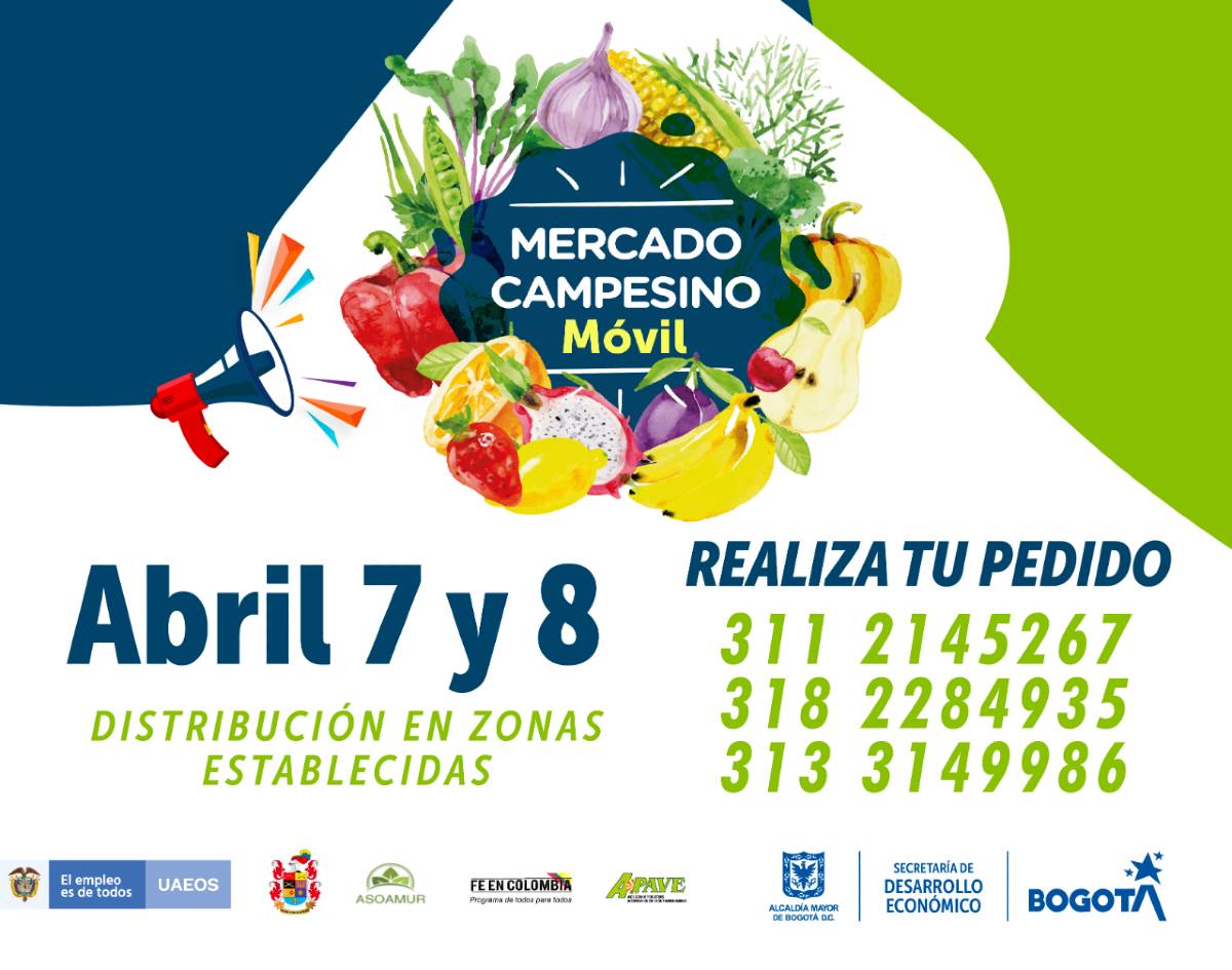 Mercados Móviles llevan productos del campo a los hogares