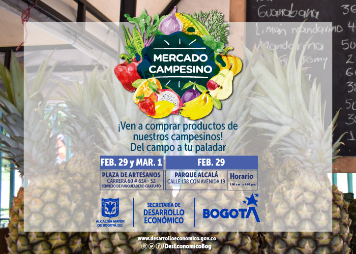 Programación Mercados Campesinos 