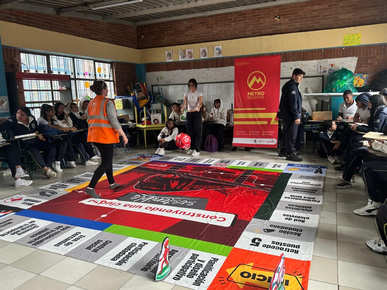 Metro Bogotá colegio San Rafael IED fortalece cultura ciudadana 