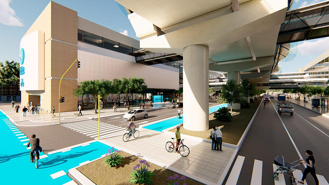Renders del metro de Bogotá