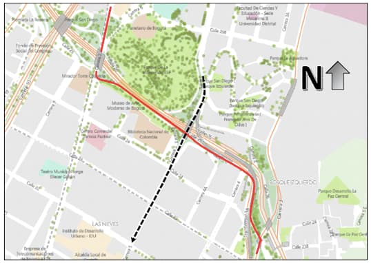 Movilidad cierres y desvíos Carrera Bogotá Trail Urbano 10 agosto 2025 mapa 5