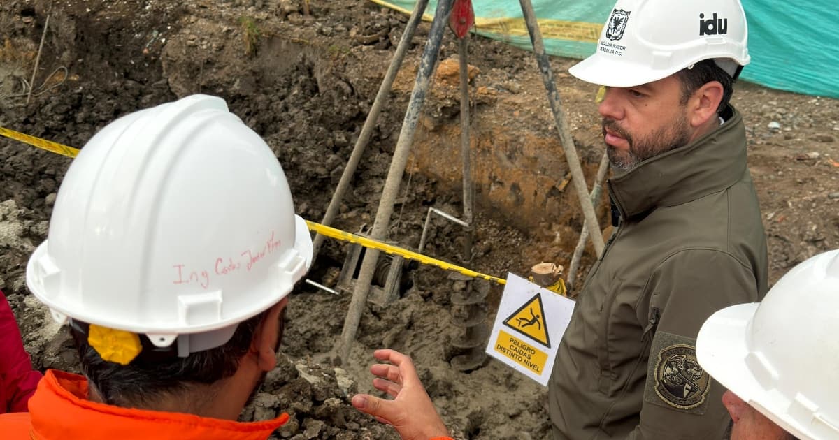 Movilidad en Bogotá: Alcalde supervisó obras avenida Laureano Gómez