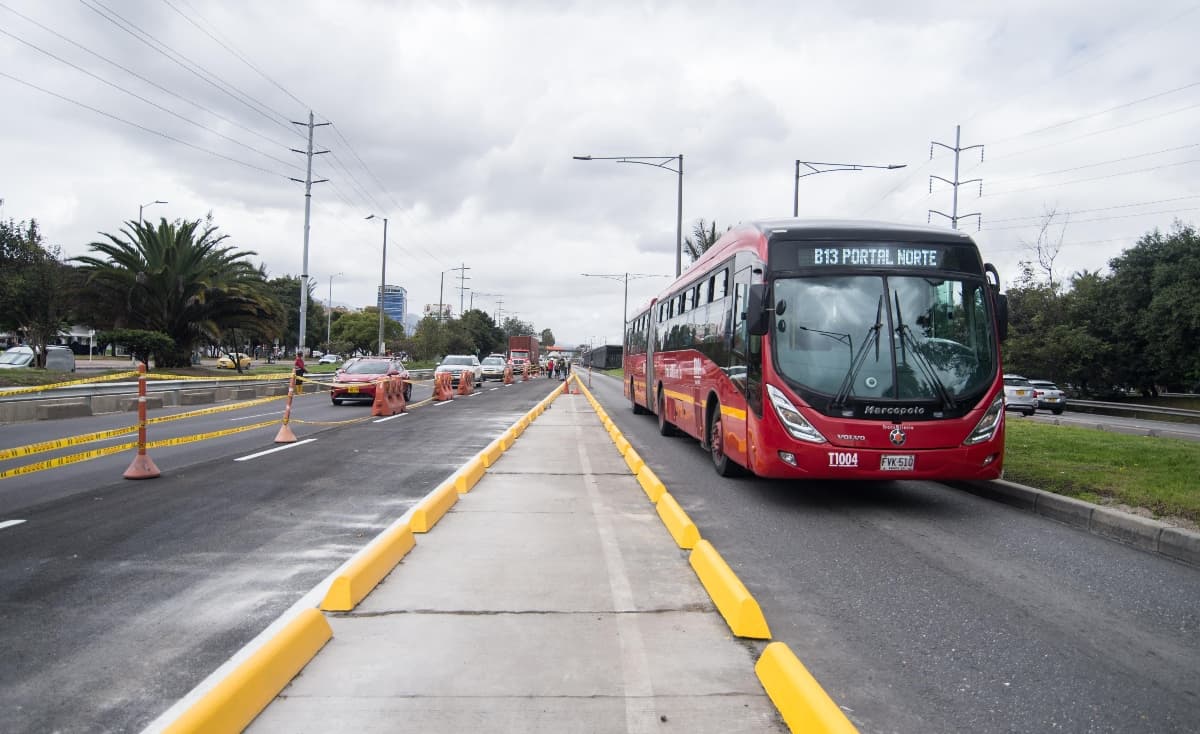 Movilidad en Bogotá: Distrito entregó carril AutoNorte con calle 146