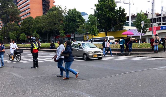 Avanza la movilización de docentes en Bogotá