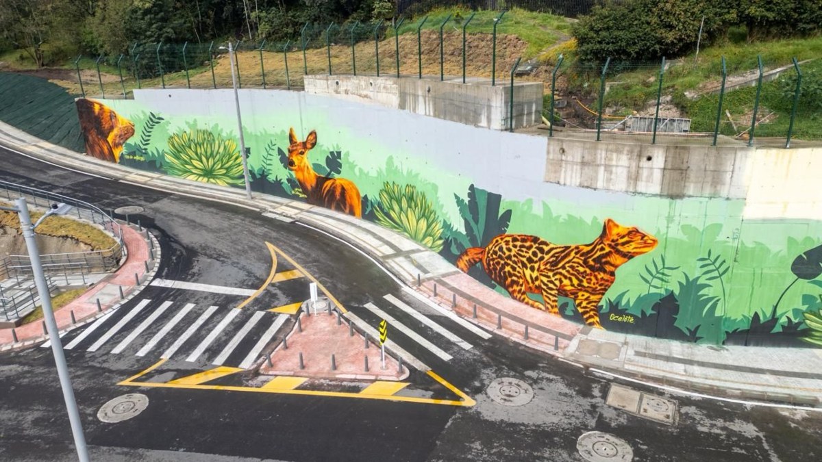Los murales artísticos se están tomando las obras de Bogotá