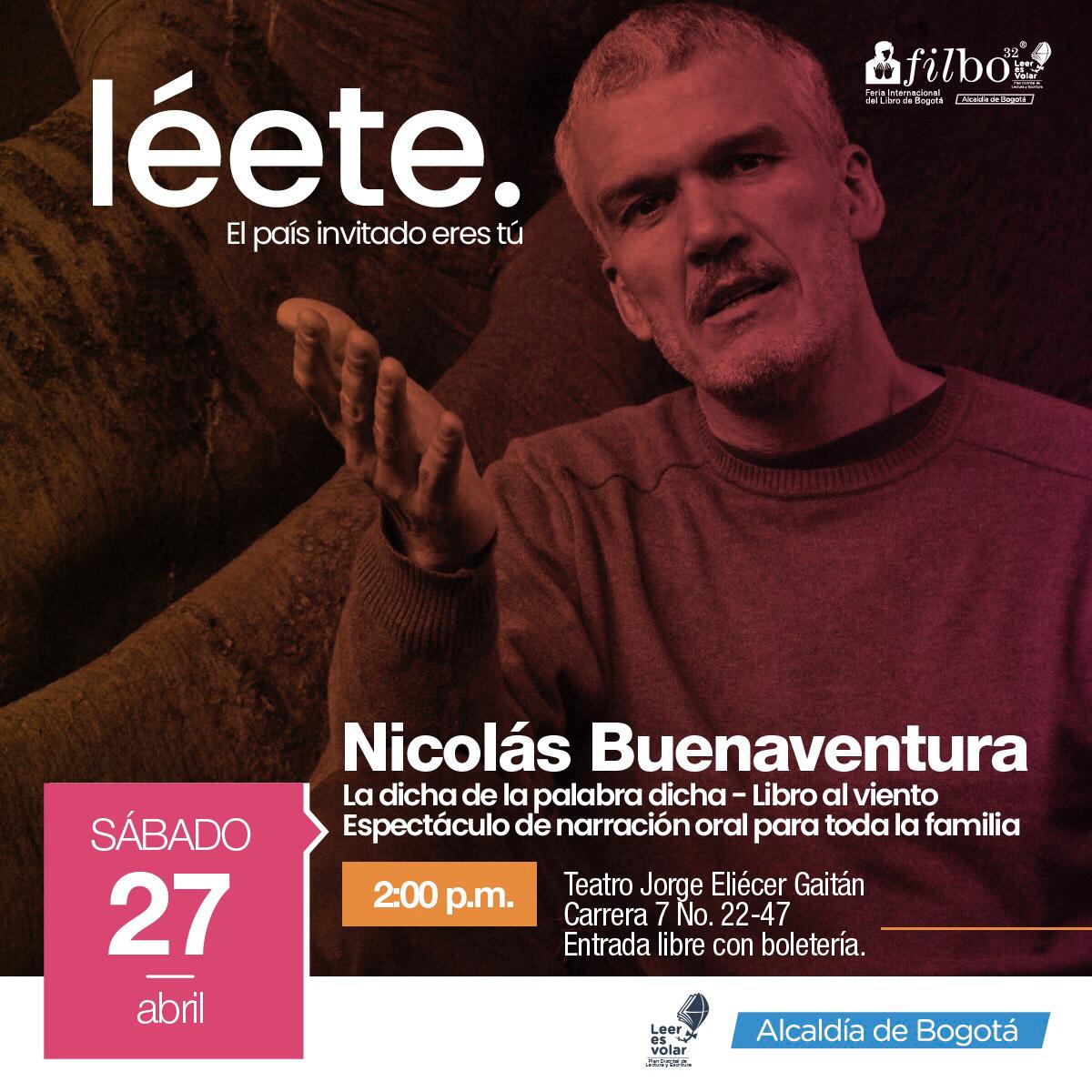 Feria Internacional del Libro de Bogotá - Nicolas Buenaventura