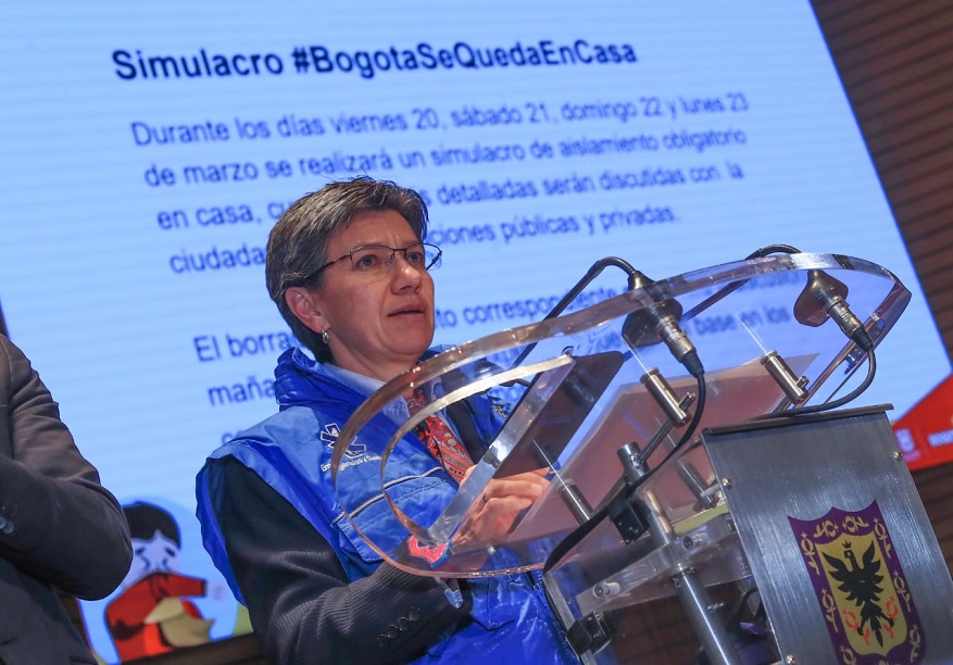 Bogotá adelantará simulacro de aislamiento este viernes, sábado, domingo y lunes