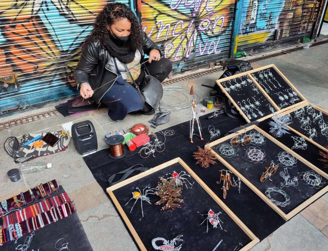 Nury Buelvas, artista regulada del espacio público 