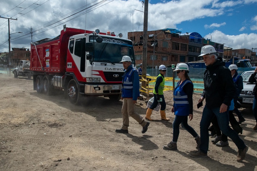 Obras Avenida Guayacanes - Foto: Comunicaciones Alcaldía / Andrés Sandoval