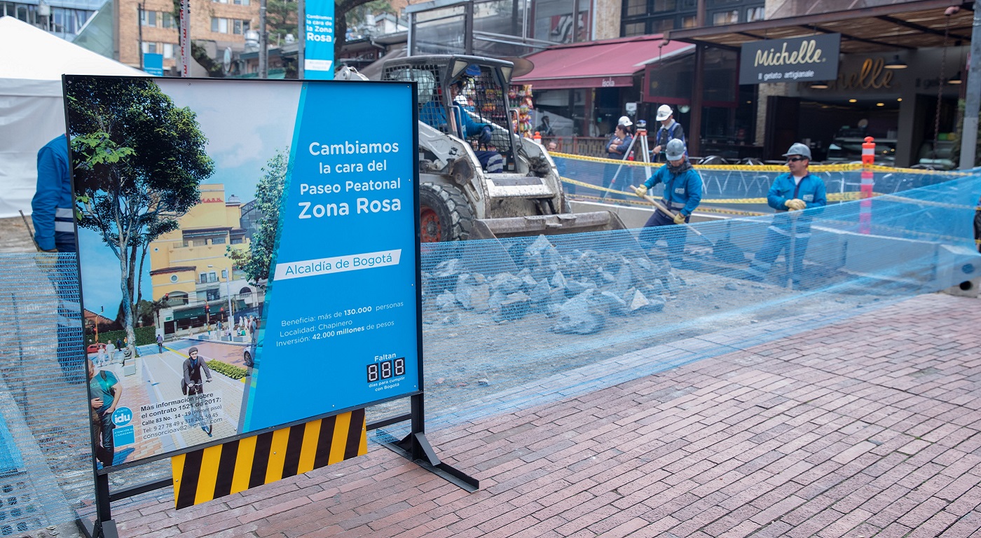 Diez zonas de Bogotá se transformarán en Paseos Comerciales