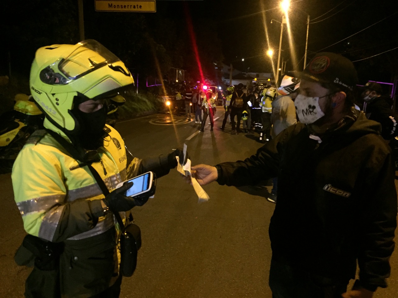Distrito no restringirá a parrilleros en moto - FOTO Prensa Policía de Tránsito