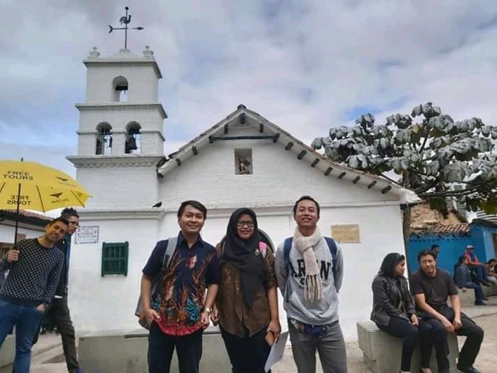 Oriza de turista en Bogotá