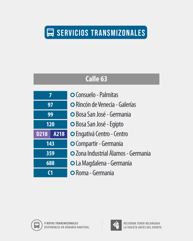 Cómo llegar a Colombia al Parque 2026 en TransMilenio Bogotá 
