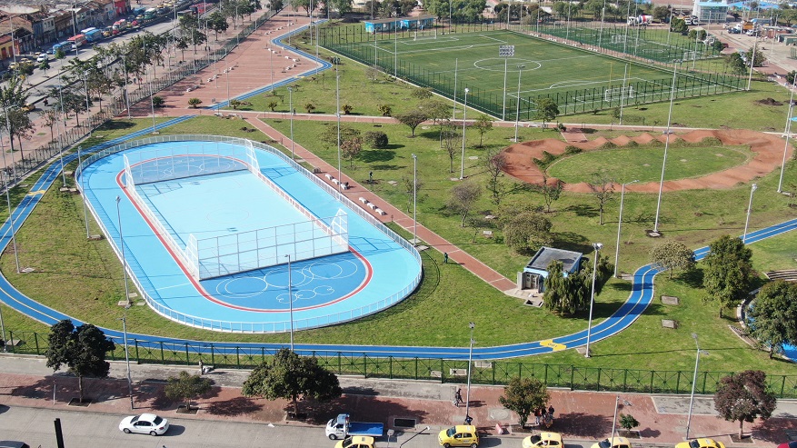 Listo el parque Tercer Milenio en el centro de Bogotá - Foto: Comunicaciones IDRD