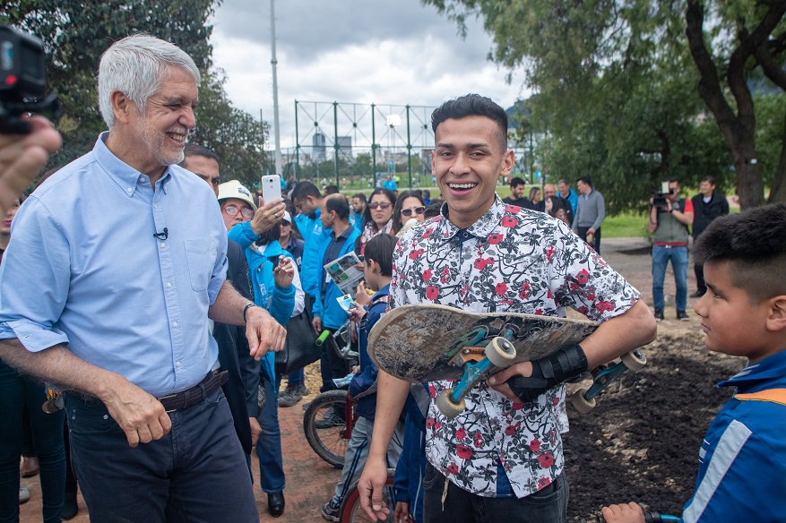 Listo el parque Tercer Milenio en el centro de Bogotá - Foto: Comunicaciones Alcaldía / Andrés Sandoval