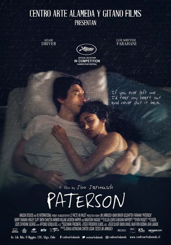 Paterson (Dir. Jim Jarmush, 2016) Estados Unidos. 113 min.