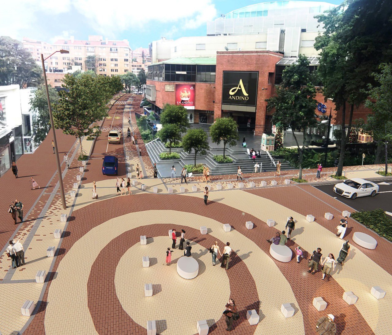 Diez zonas de Bogotá se transformarán en Paseos Comerciales