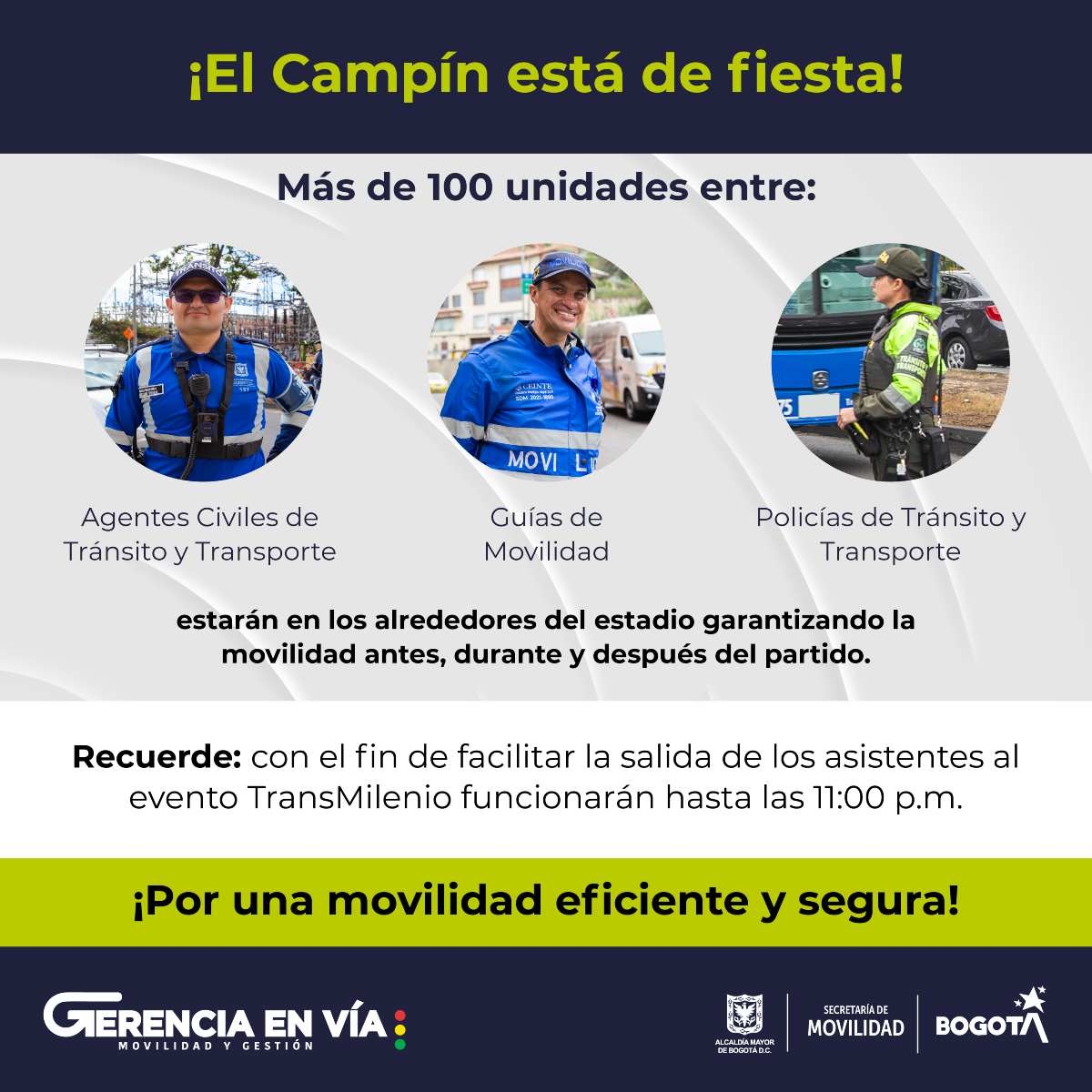 Video Santa Fe vs. Bucaramanga en Bogotá movilidad y cierres por final