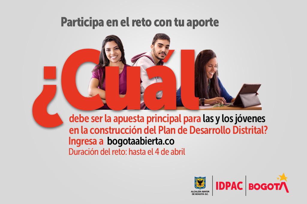 Plan de Desarrollo Distrital: Apuesta para los jóvenes