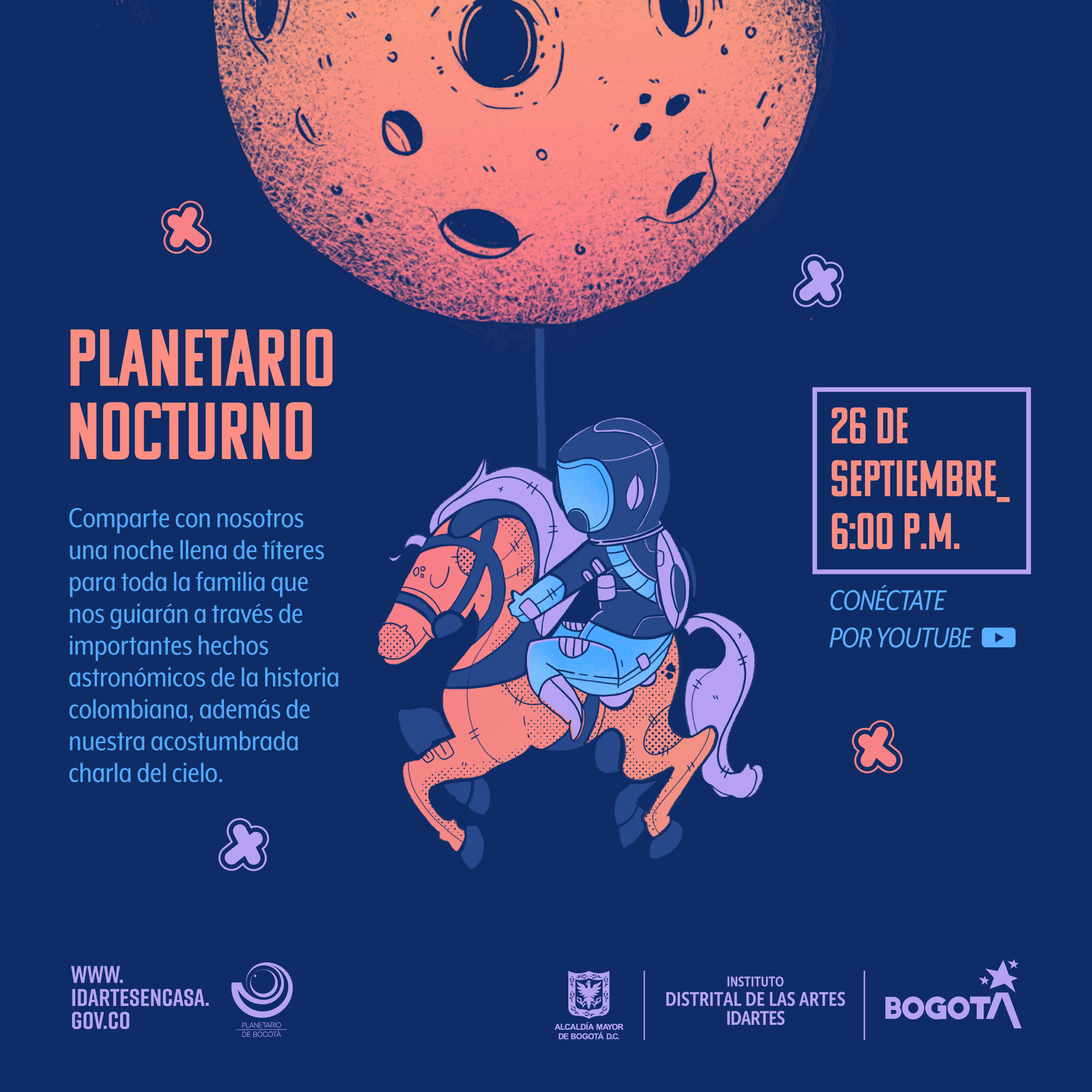Planetario Nocturno el 26 de septiembre 2020