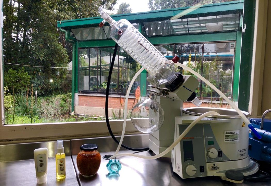 Imagen de un aparato de laboratorio