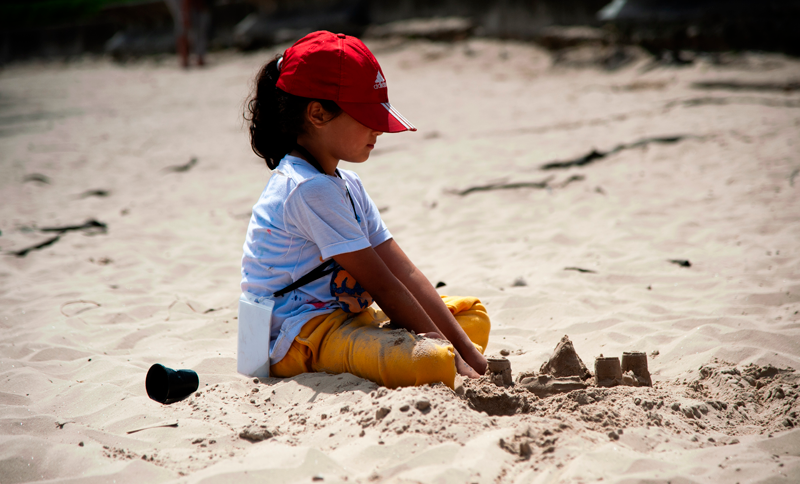 Playa recreativa con el IDRD