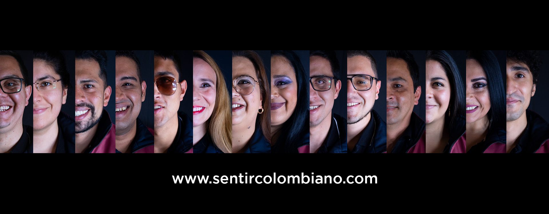 Integrantes de la orquesta 'Sentir Colombiano'.