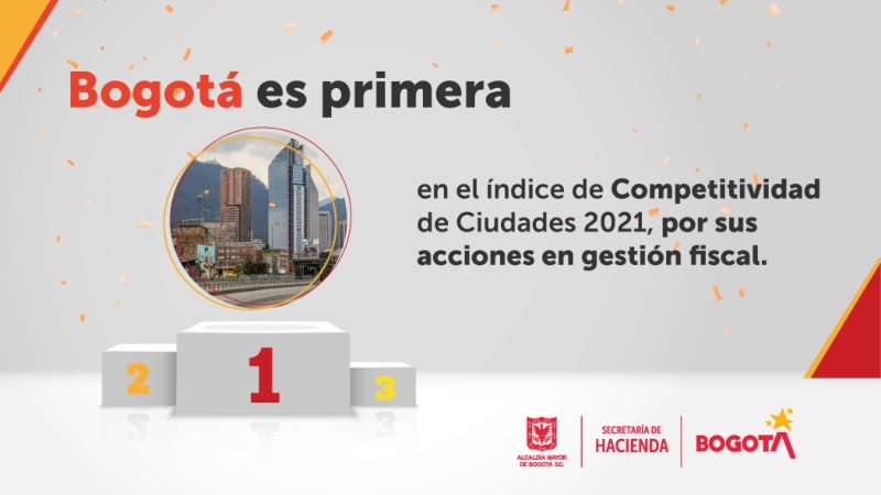 Reconocimiento a Bogotá por sus acciones en gestión fiscal - Imagen: Secretaría de Hacienda