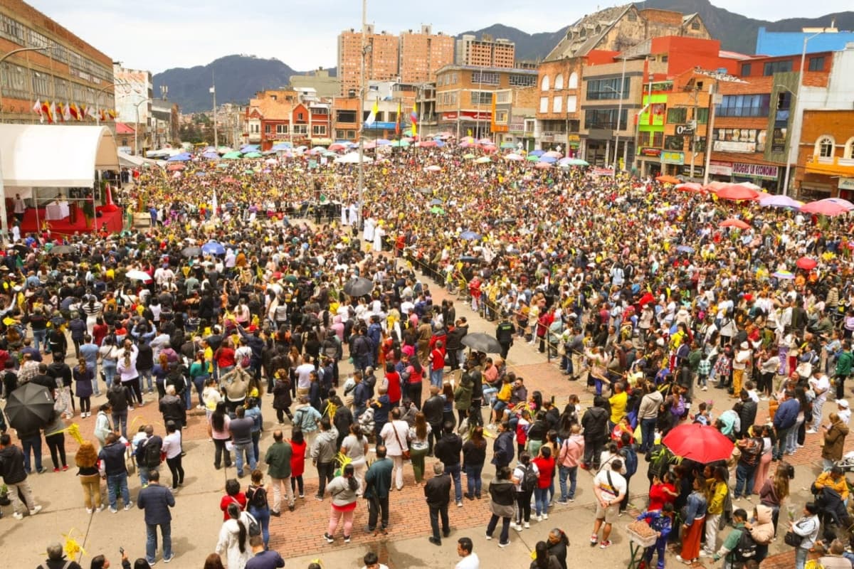 peregrinación 20 de Julio en Bogotá
