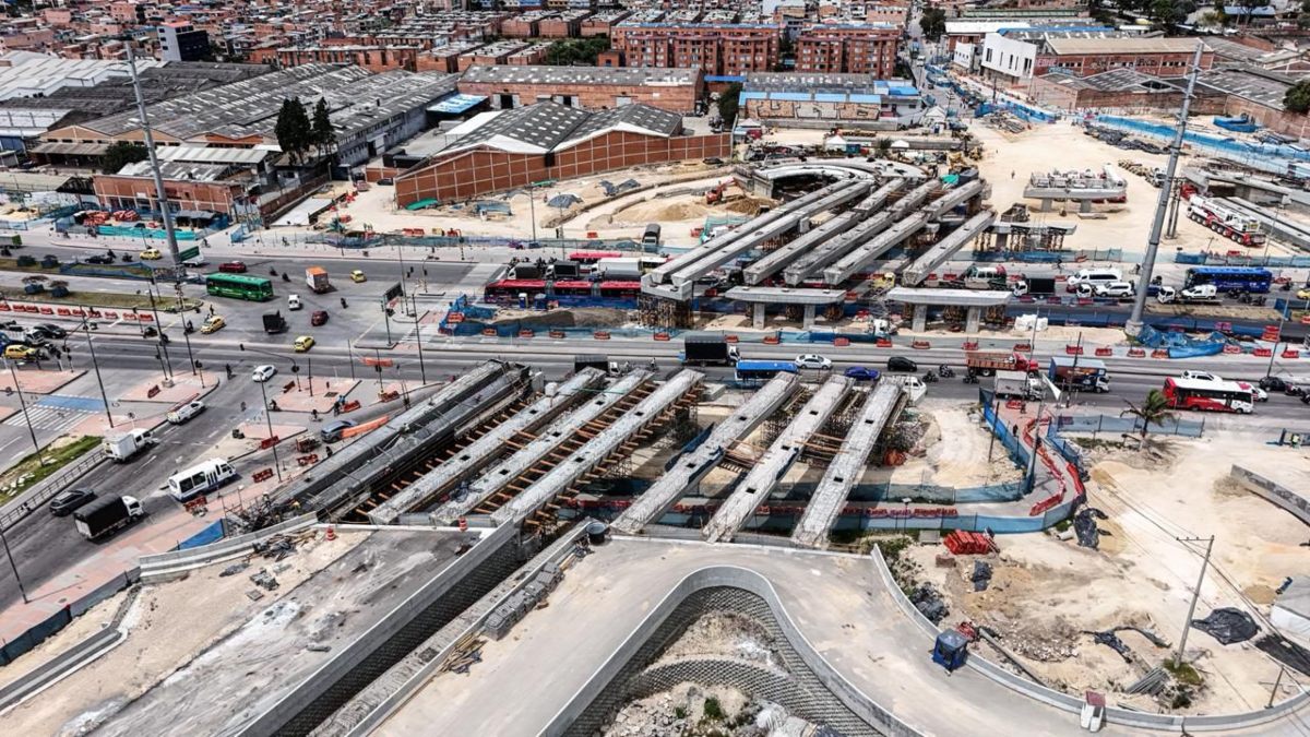Puentes autopista Sur con avenida Bosa Bogotá alcanzan un 44 %