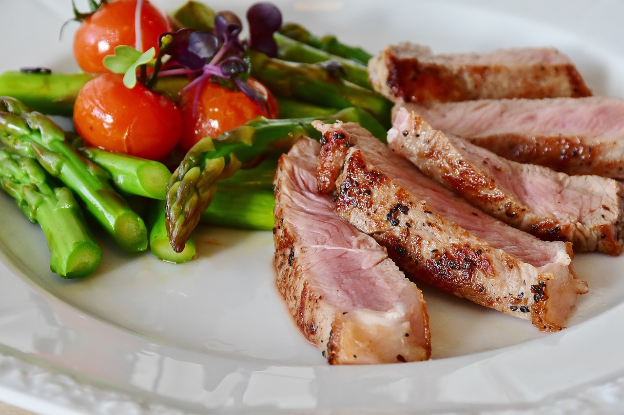 Imagen de un plato de comida saludable
