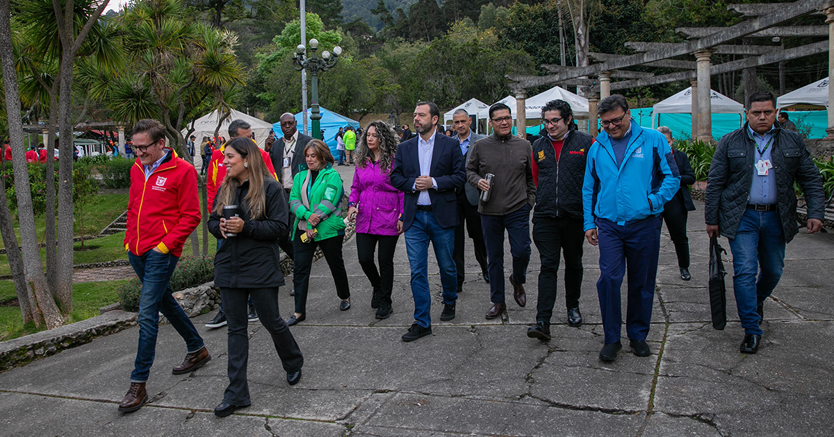 Recorrido alcalde en el Parque Nacional