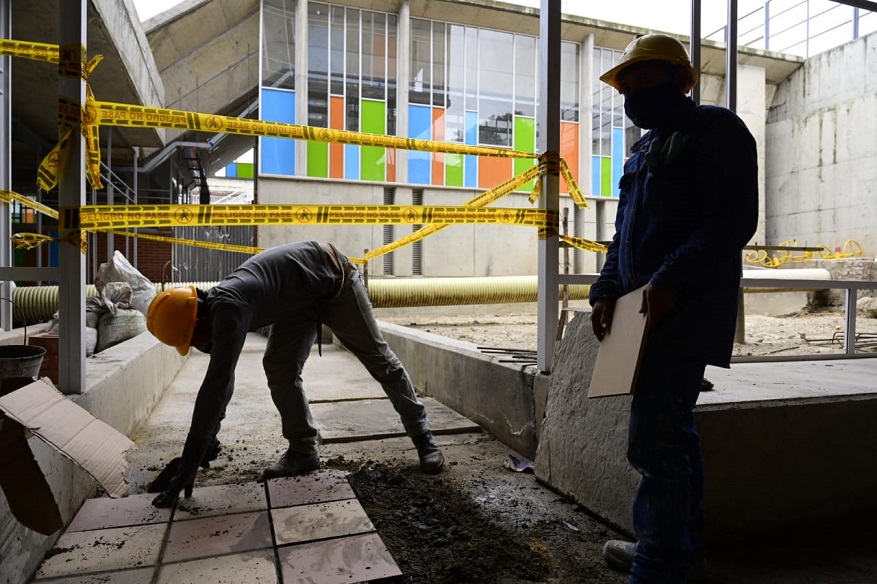 Recorrido por obras del centro de Bogotá - Foto: Comunicaciones Alcaldía