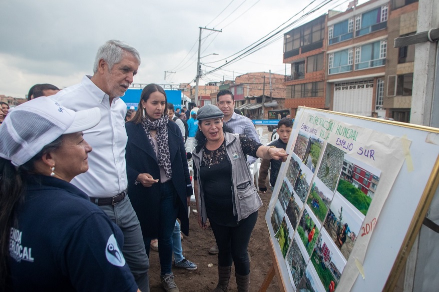 Así avanza la recuperación de humedales en Bogotá - Foto: Comunicaciones Alcaldía Bogotá / Andrés Sandoval