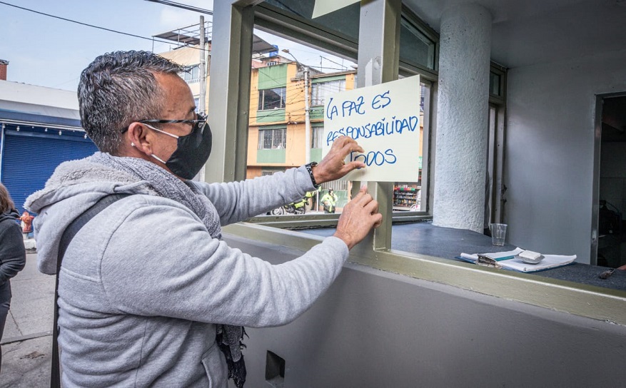 CAI móviles para reforzar seguridad en zonas afectadas - Foto: Comunicaciones Alcaldía Bogotá